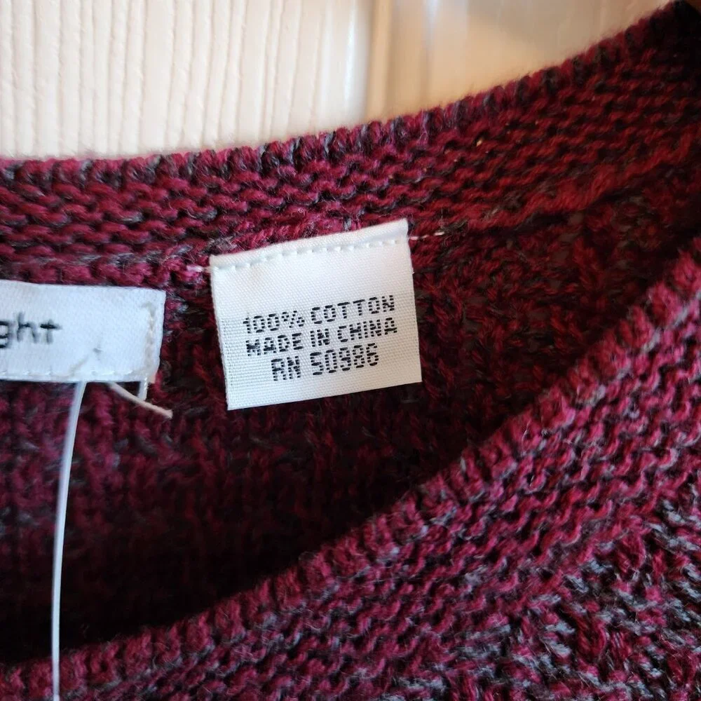 Eight Brand Women’s long sleeve 100% cotton sweater Large